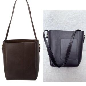 J.McLaughlin Zaina Leather Bucket Bag NWOT $398